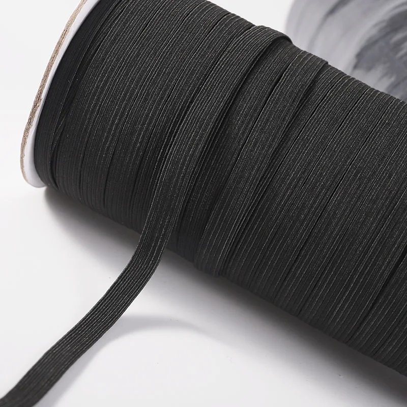 Webbing 3mm  5mm 6mm 8mm 10mm 12mm Flat Elastic Cord Band Flat Elastic Rubber Rope