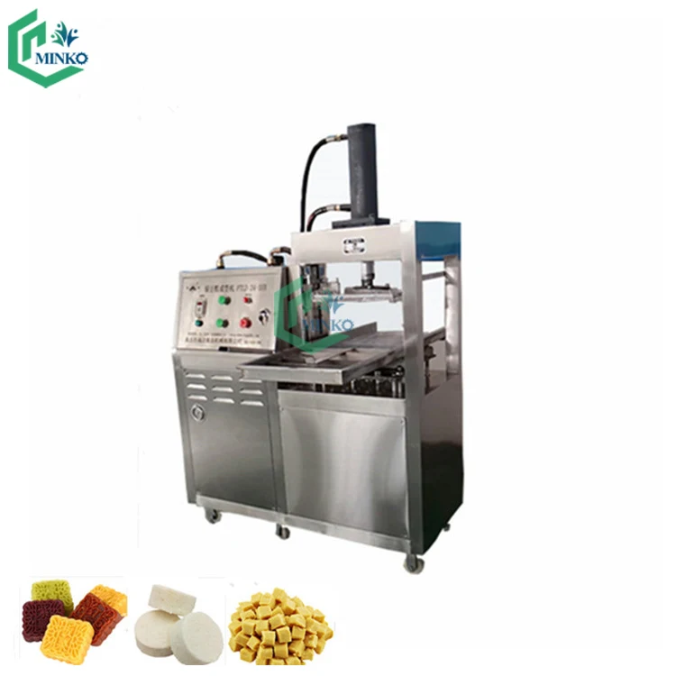 mug bean pastry making Red bean paste cake forming machine sugar cube polvoron making press machine