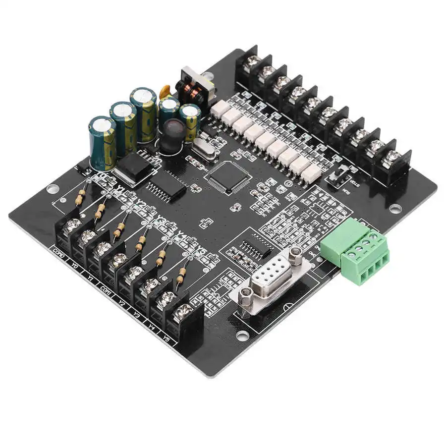 PLC промышленного управления доска программируемый логический контроллер FX1N-14MT-3N с 3 температурный зонд