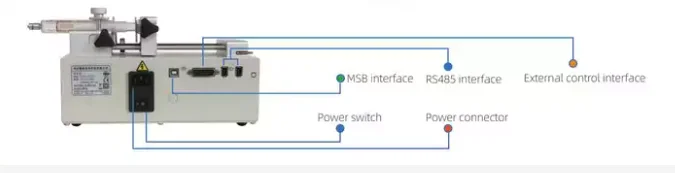 Laboratory Syringe Pump Medical Electric Syringe Pump Electric Plastic pump