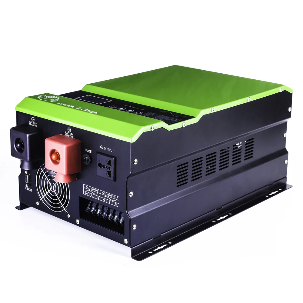 South Africa 24Vdc to 220Vac or 110Vac 1500 Watt low frequency  Pure Sine Wave  inverter with charger