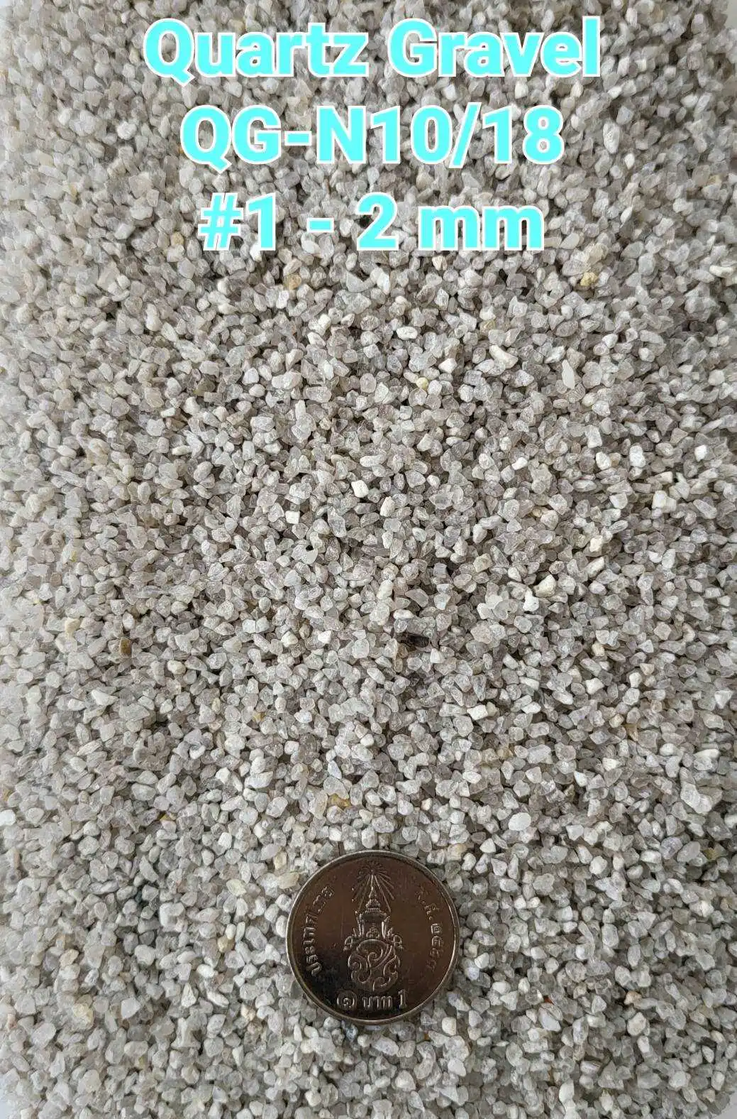 The High Quality and Cheap Price 2022 of Silica Quartz 100% Purity Crystalline Chemicals Quartz Gravel QG-N10/18 (1 - 2 mm)