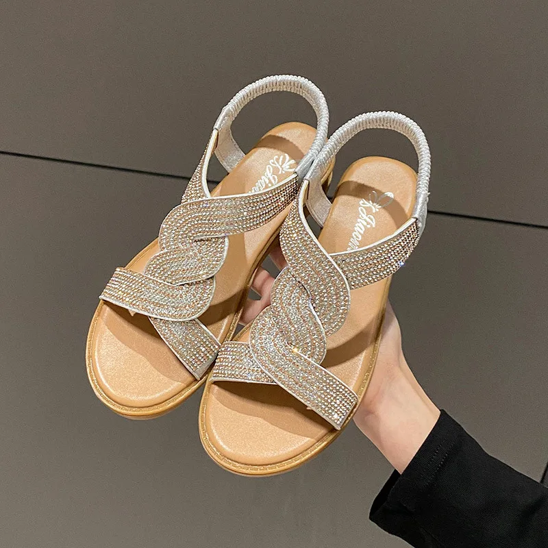 Professional manufacturer new design ladies summer fashion sandals