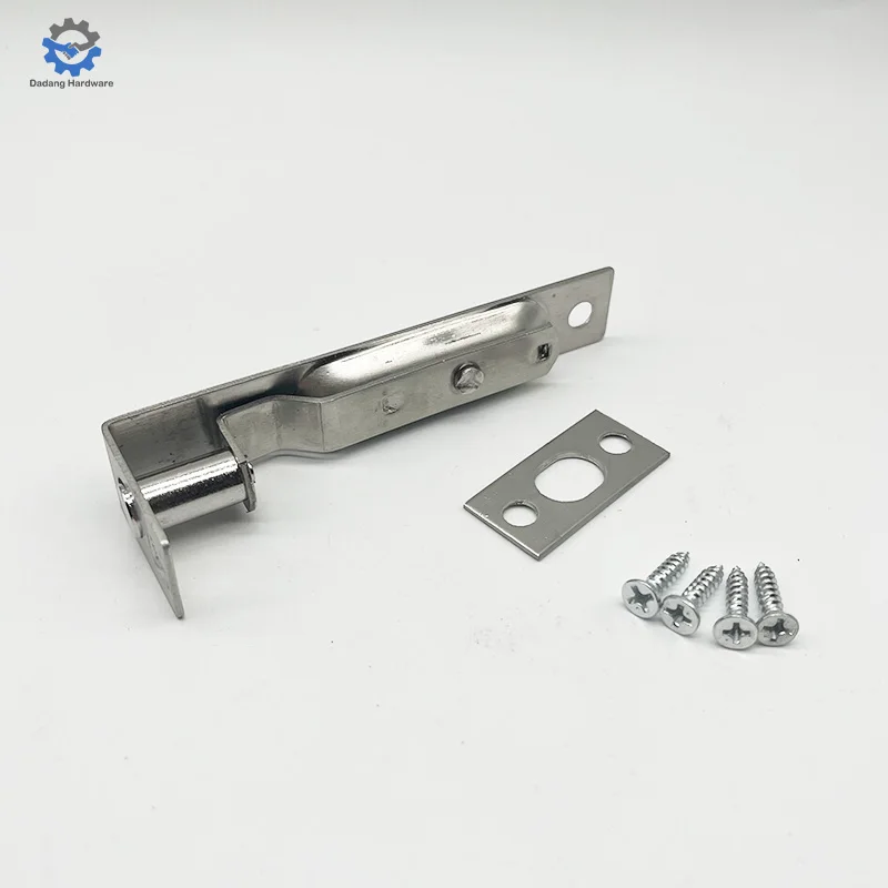 Door Accessories Factory 18 mm Width L Shape Stainless Steel Hidden Latch For Wood Door