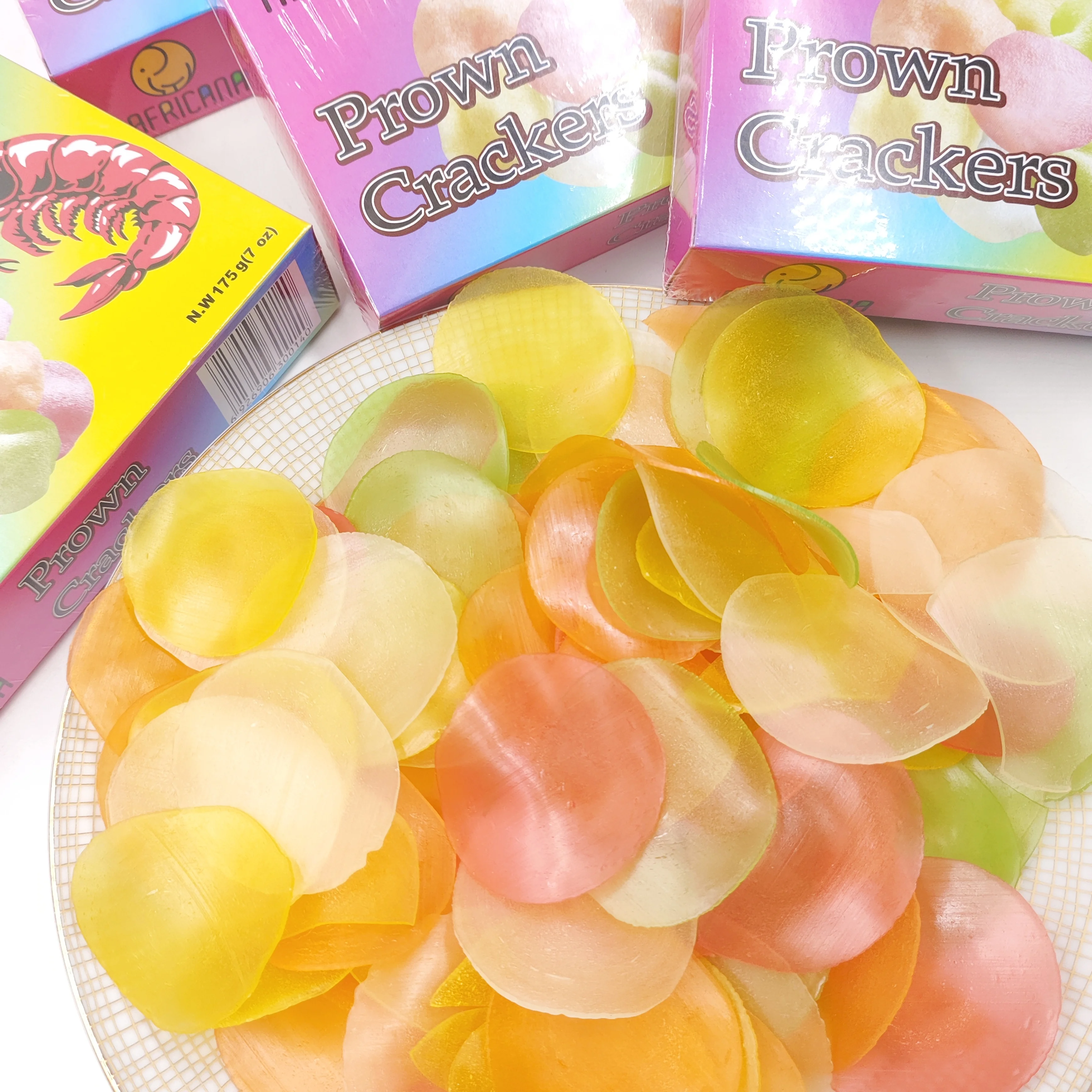 Africa Market Hot Selling Snack Wholesale Factory Price Shrimp Crakers Flavored Chips Snacks OEM