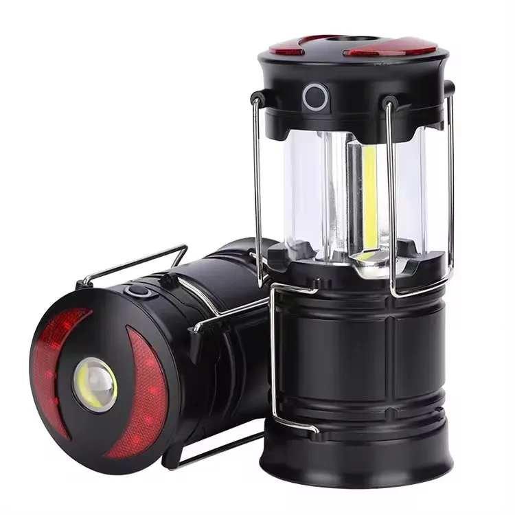 Outdoor Emergency Inflatable Foldable COB LED Waterproof Multifunctional Camping Lantern
