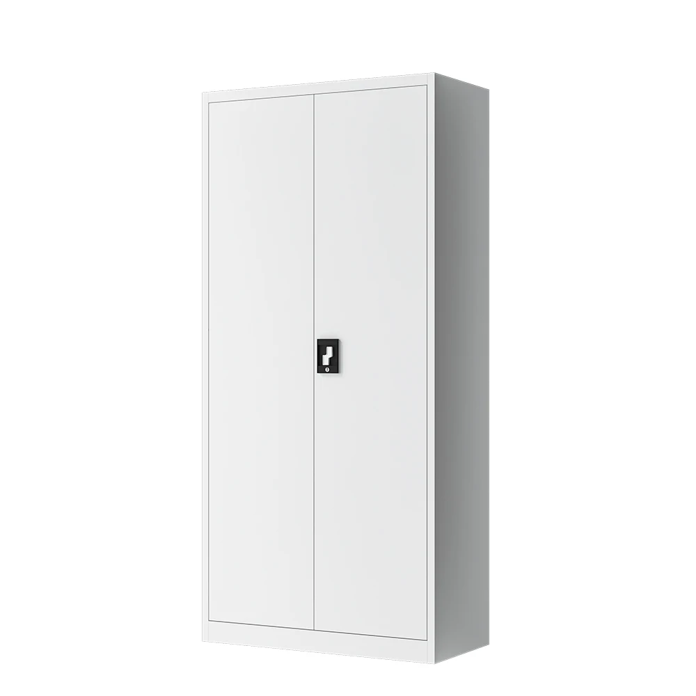 Office Filing Cabinets Steel Lockers Tall Storage Cabinets Hinged Cupboard Closet Metal Filing Cabinets with Double Doors