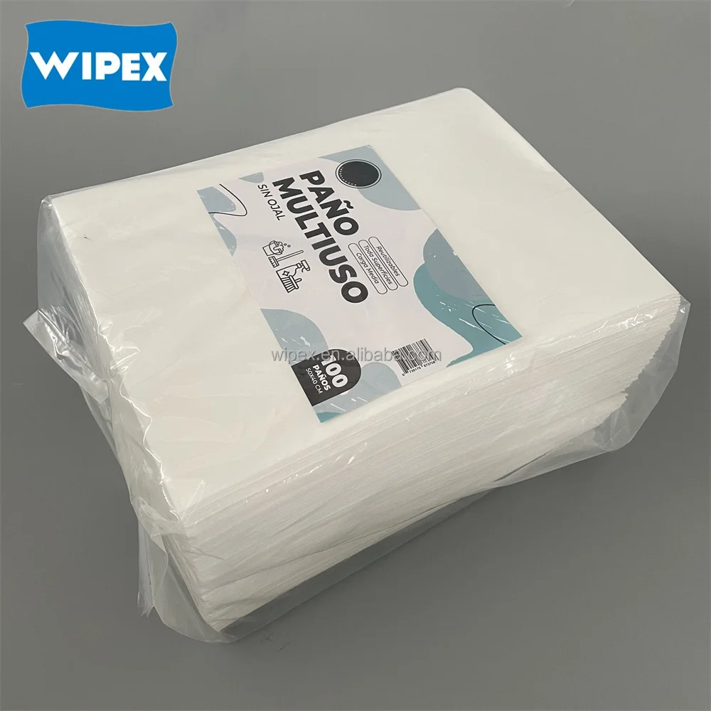 WIPEX Промышленные салфетки для химчистки полипропиленовые и древесная масса одноразовые нетканые тряпки оборудование очистки салфеток