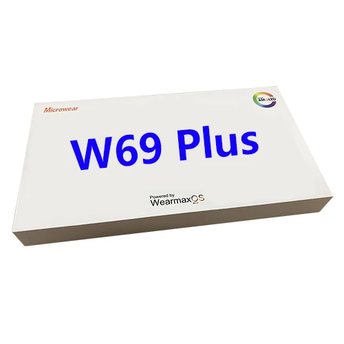M JUNIU W69 Plus Smartwatch Heart Rate ECG Always on screen BT Calling Wireless Charging 2023 Series 9 Amoled Smart Watch W69 +