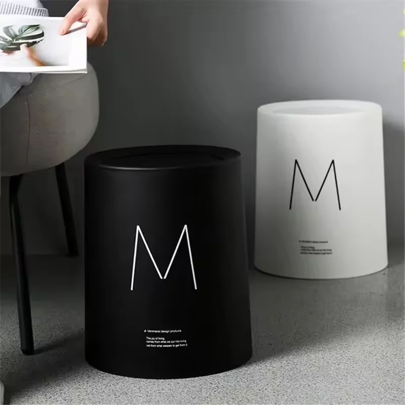 Bathroom Step Female Hygiene Napkin Garbage Standing Paper Waste Container Plastic Trash Can 12L Touchless Sanitary Bin