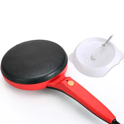 Electric Crepe Maker Round Non-stick Pancake Kitchen Frying Pan Roll Cake Machine
