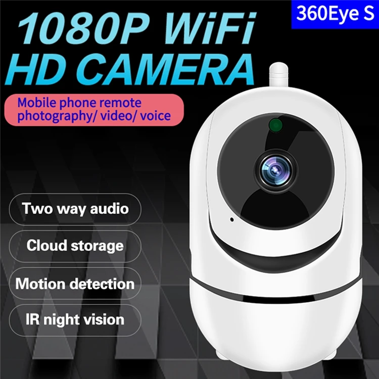 
2021 1080P WiFi IP Camera Wireless Baby Monitor with HD Audio Camera Automatic Movement Motion Tracking Detector Night Vision 