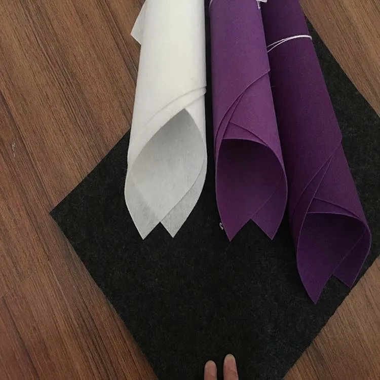 Wholesale Polyester Nonwoven Felt Natural Recycled Needle Punched Non Woven Polyester Felt Fabric