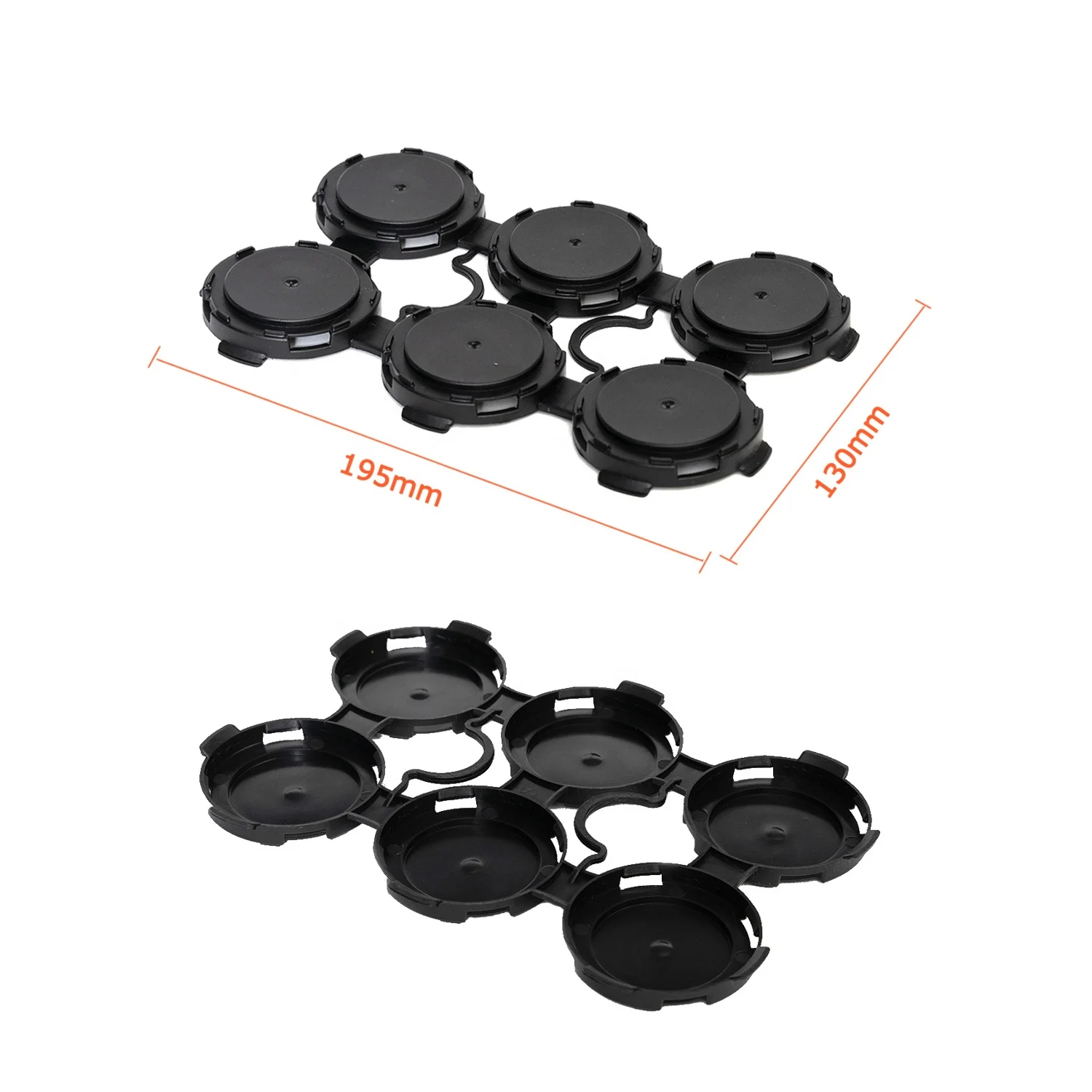 factory price 4 pack 6 Pack Recycled Hdpe Plastic beer beverage drinks Can Carrier clip For Bar Ktv supermarket