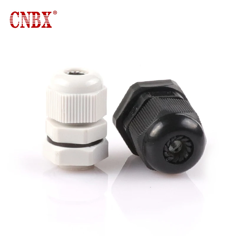 CNBX Factory high grade Metric Thread Waterproof plastic M type IP68 nylon cable gland