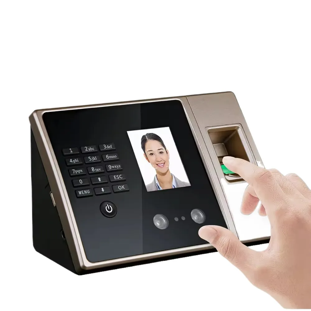 Enhanced FA02 Fingerprint Reader with Face Recognition for Precise Time Tracking