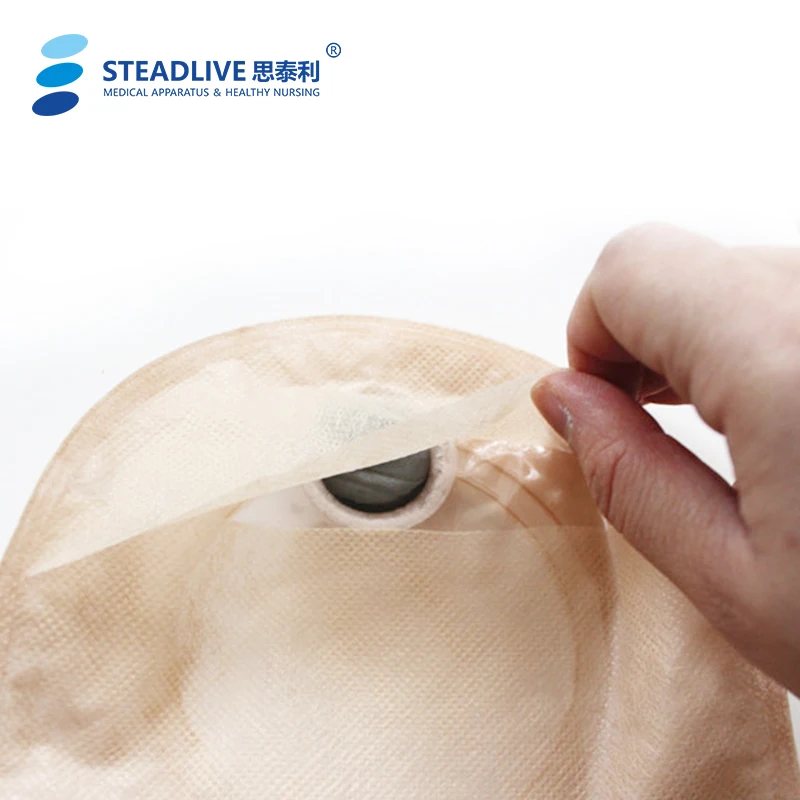 Double Cavity Colostomy Bag Supplier for Two Pieces Ileostomy Stoma Care Stoma Bag  Cover