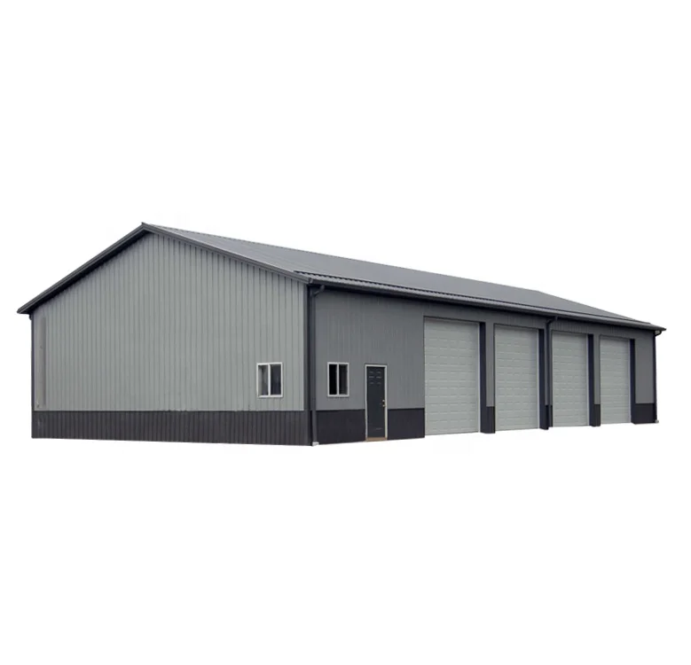steel garage buildingPrefabricated Steel Structure Warehouse Workshop Building Factory Steel Shed Industrial Building Metal Shed