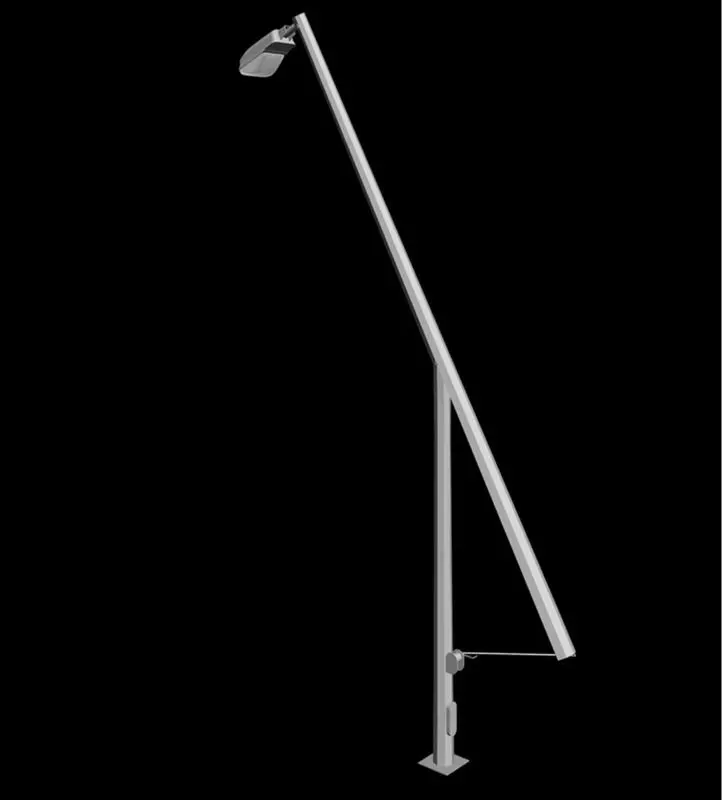 Customized Outdoor street Stainless steel lighting poles/steel column