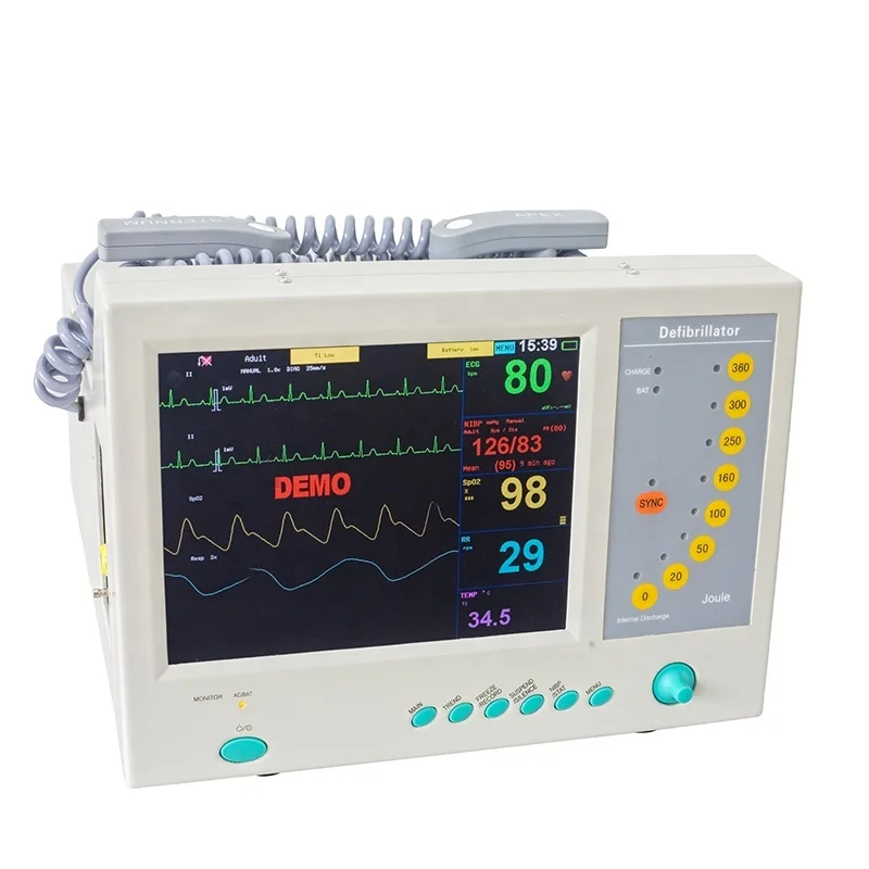 Excellent Performance Desktop Selling Ambulance Price Automatic Defibrillator with Long Life