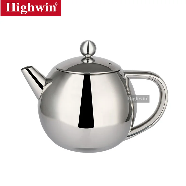 Wholesale Factory 1000ml Stainless Steel Infuser Tea Pot