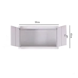 Patented Folding Cabinets 2 Door Locker Living Room Cabinets Foldable Metal Wardrobe Mini Lockers Steel Storage Balcony Locker