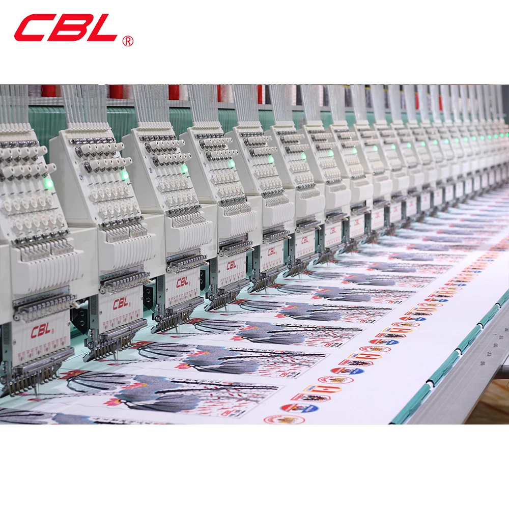CBL высокоскоростная компьютеризированная вышивальная машина для продажи компьютерная плоская цена