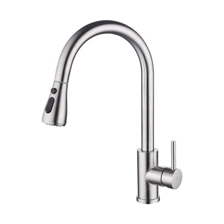 2020 multifunctional Stainless Steel Pull Out Kitchen Sink Water Smart Touch Factory Price Sensor Sink Faucet