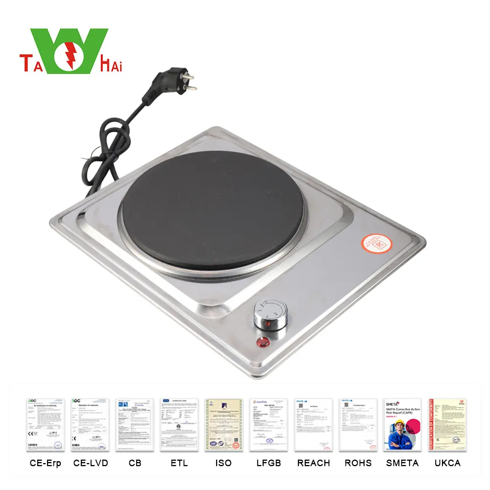 Single Burner Hotplates Customized Electric Stove Without Gas