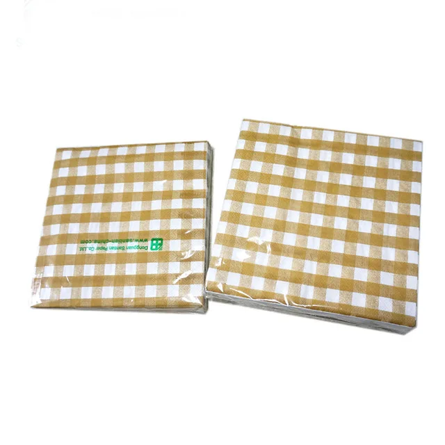 Paper Napkins Serviettes With Custom Designs In Good Quality