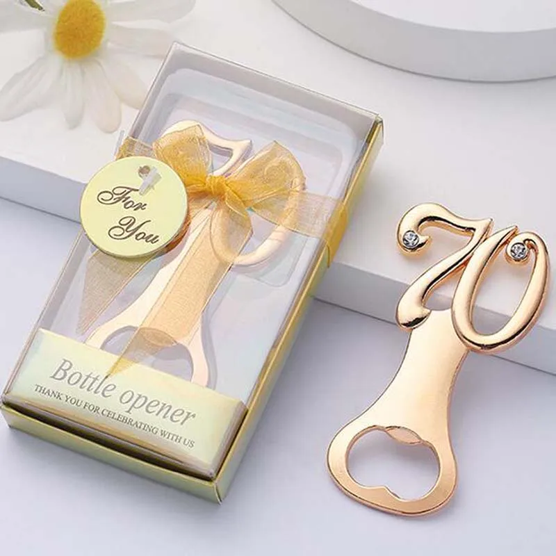 Birthday Souvenir Gift 30th 40th 50th 60th 70th 80th 90th Party Gift Birthday Beer Bottle Opener