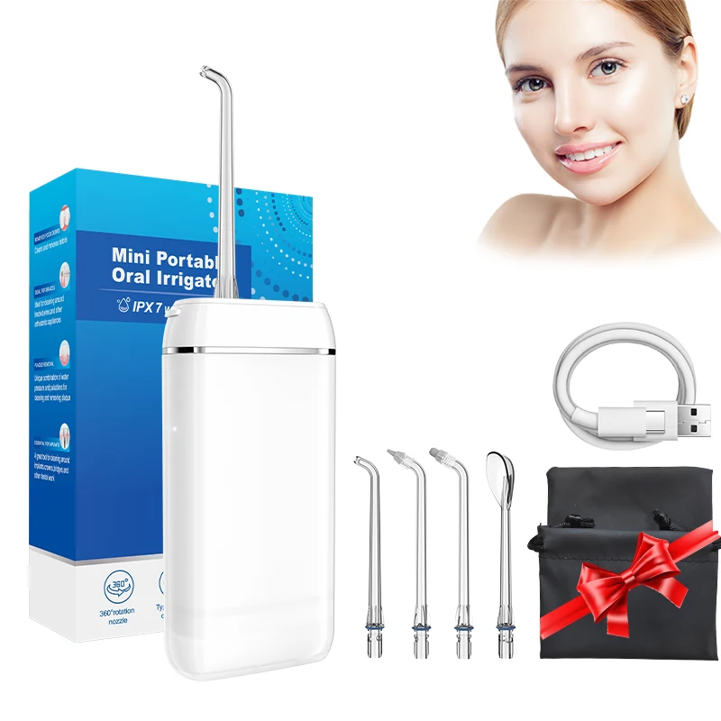 Portable Mini Teeth Jet Electronic irrigator tooth cleaner Water Flosser small oral dental irrigator  For Travel