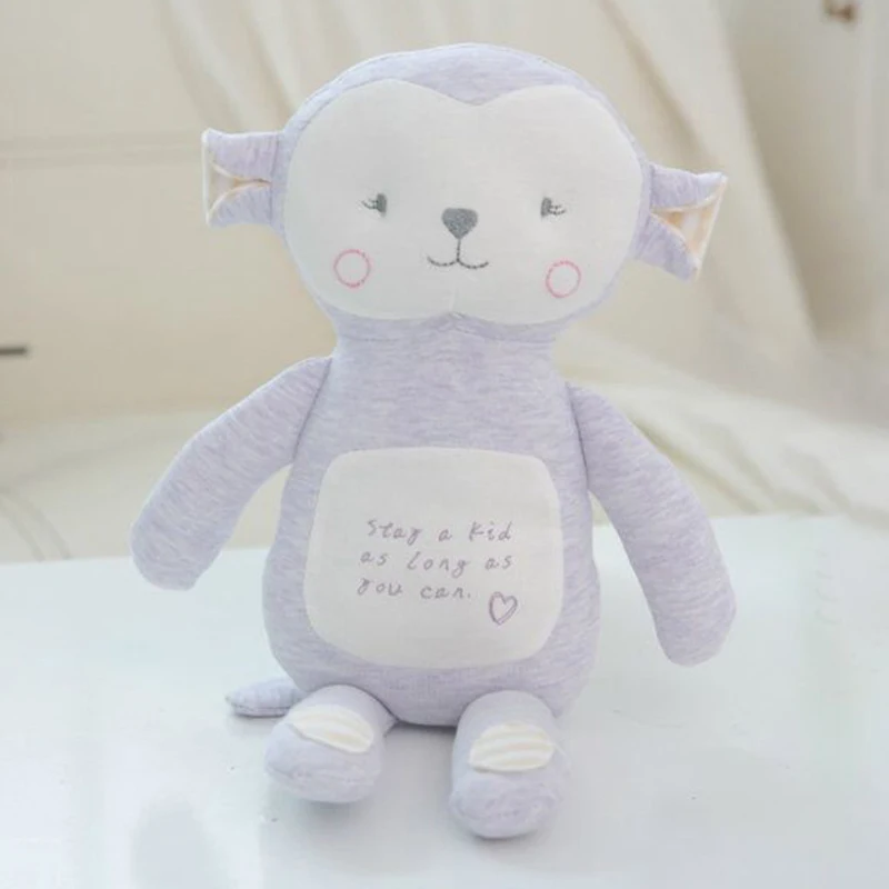 Plush Baby Toy Breathing Soothing Elephant Lion Cat Animal Baby Sleep Appease Plush Sleeping Toy