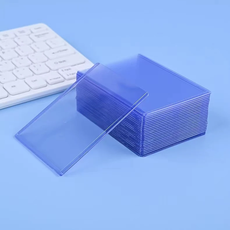 Wholesale of Double sided Transparent PVC35PT Hard Adhesive Game Card Set Wanzhi Game Wang Aido Idol Hard Card Set