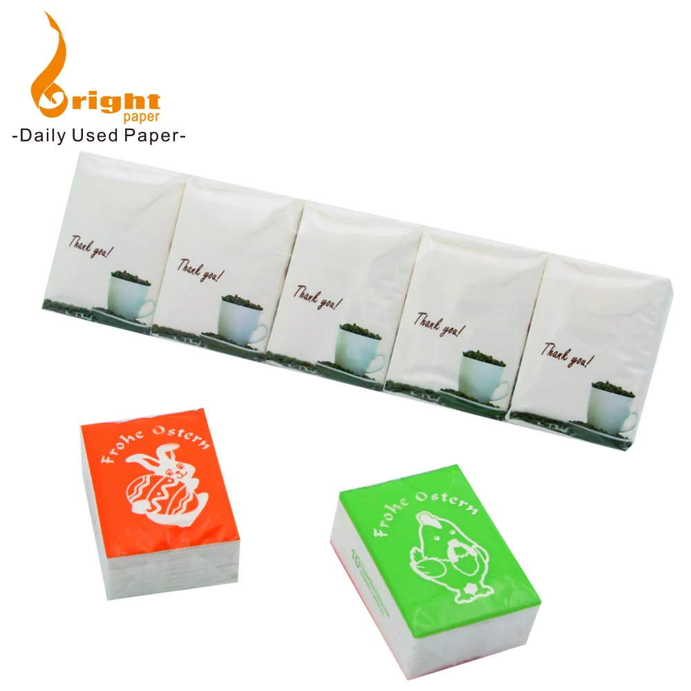 OEM Design Pocket Handkerchief Mini Pack Facial tissue