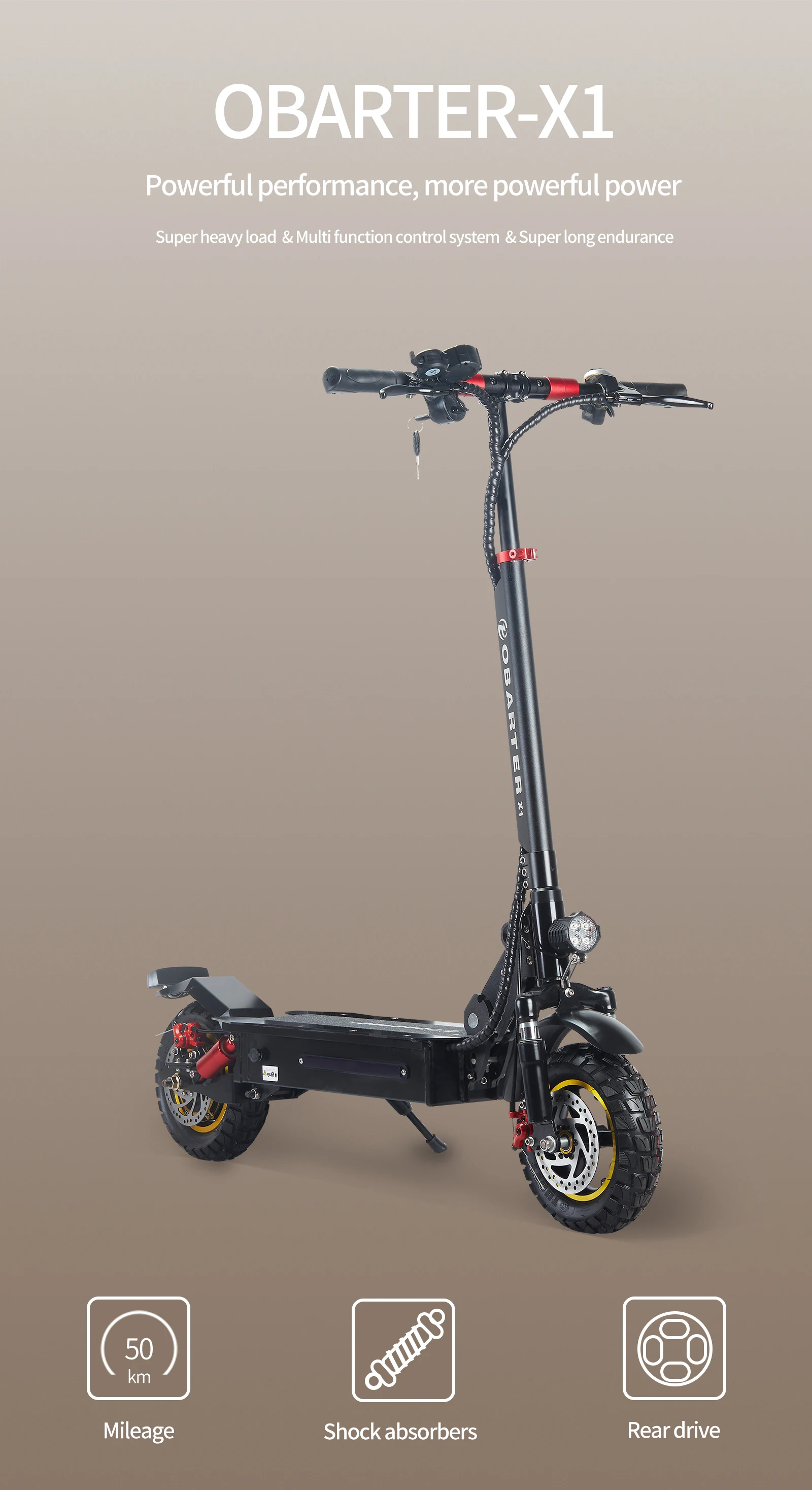 2021 iEZway UK USA EU Warehouse Hot Sell 1000w Off road tyre 48V Potente Adults Electric Scooter Powerful Battery Dual Motor