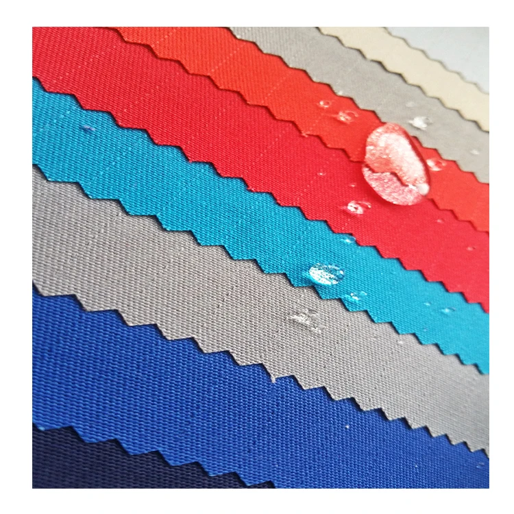 wholesale oekotex breathable TC waterproof spandex twill fabric for industry workwear