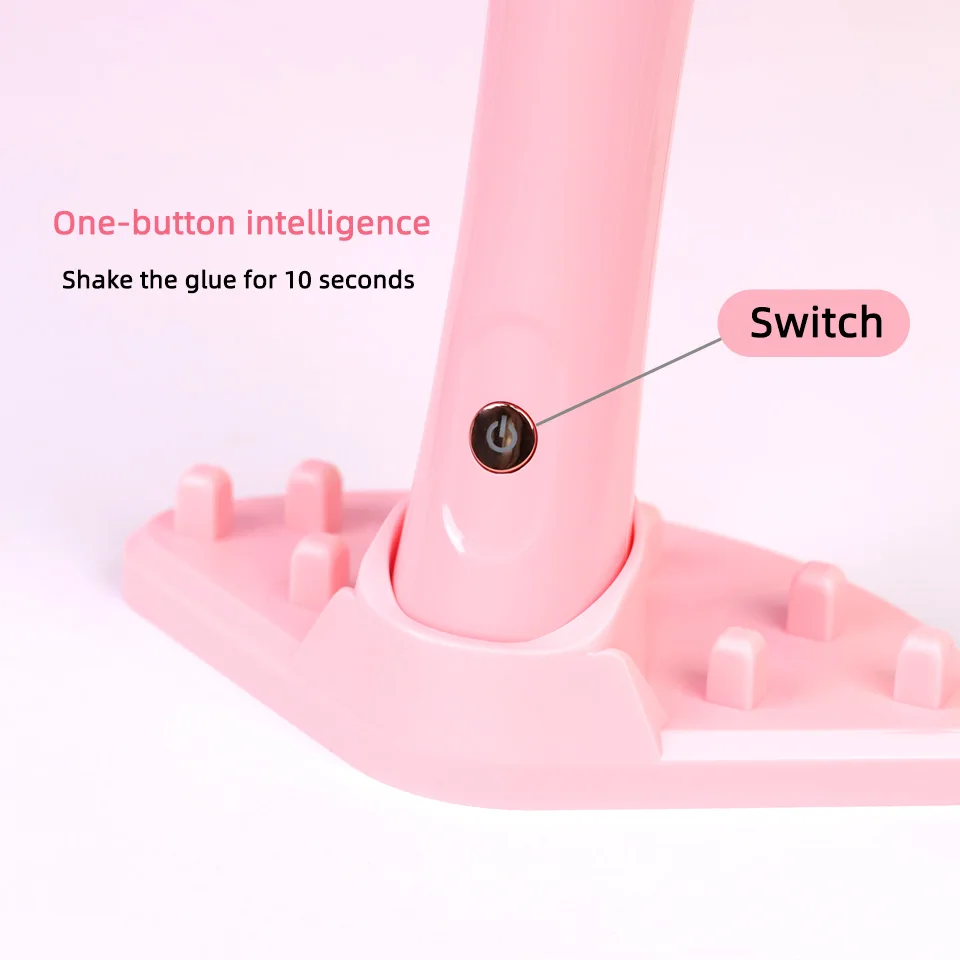 Eyelash Glue Shaker USB Charge Electric Wake-Up Device for Nail Polish Tattoo Ink Pigment Liquid Shaking Lash Glue Tool