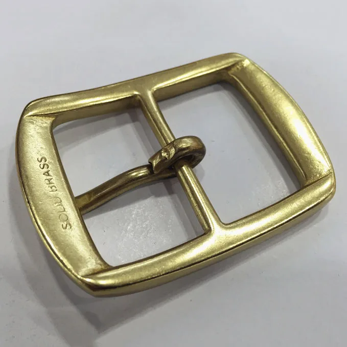 Whole Brass Buckle Loop for Man Double Sides Brass Buckle