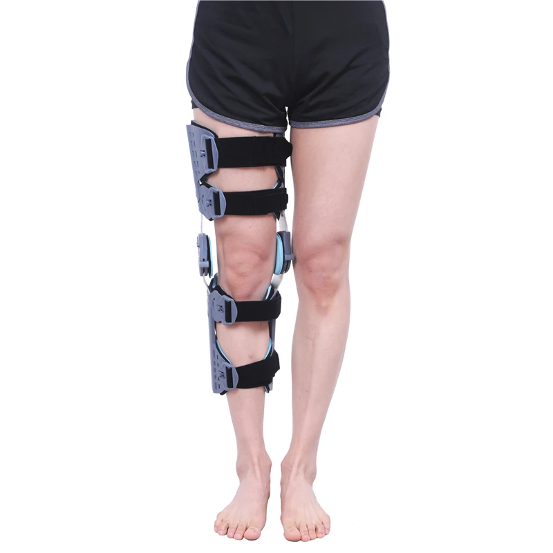 Hinged Knee Brace Adjustable Knee Support Compression Knee Brace