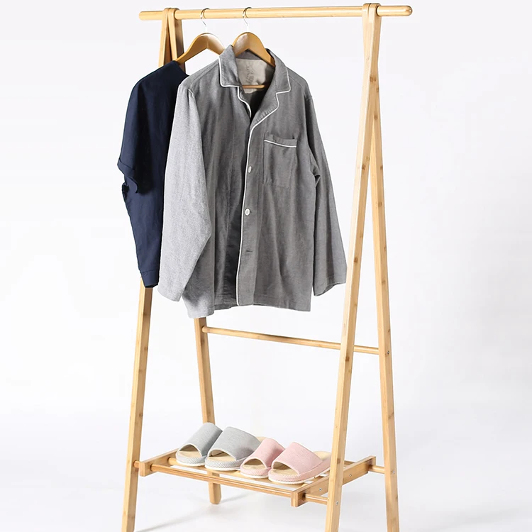 Bamboo stand multi function modern design vertical coat rack bedroom hat and coat rack