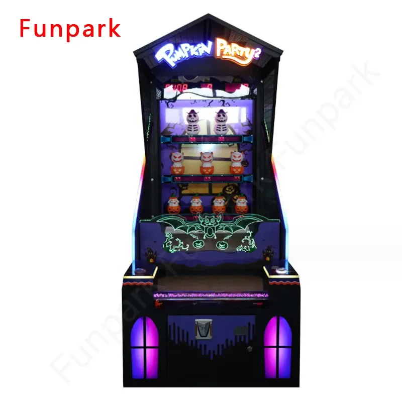Factory Direct Sale Coin Operated Games Throw Balls Ticket Redemption Pumpkin Party 2 Redemption Game Machine