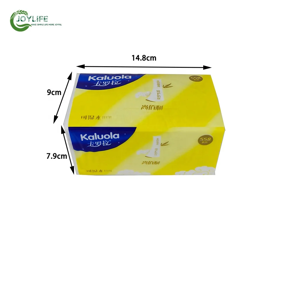 High quality Good Absorbency and skin friendly tissue paper 100%virgin pulp 2/3ply soft facial tissue