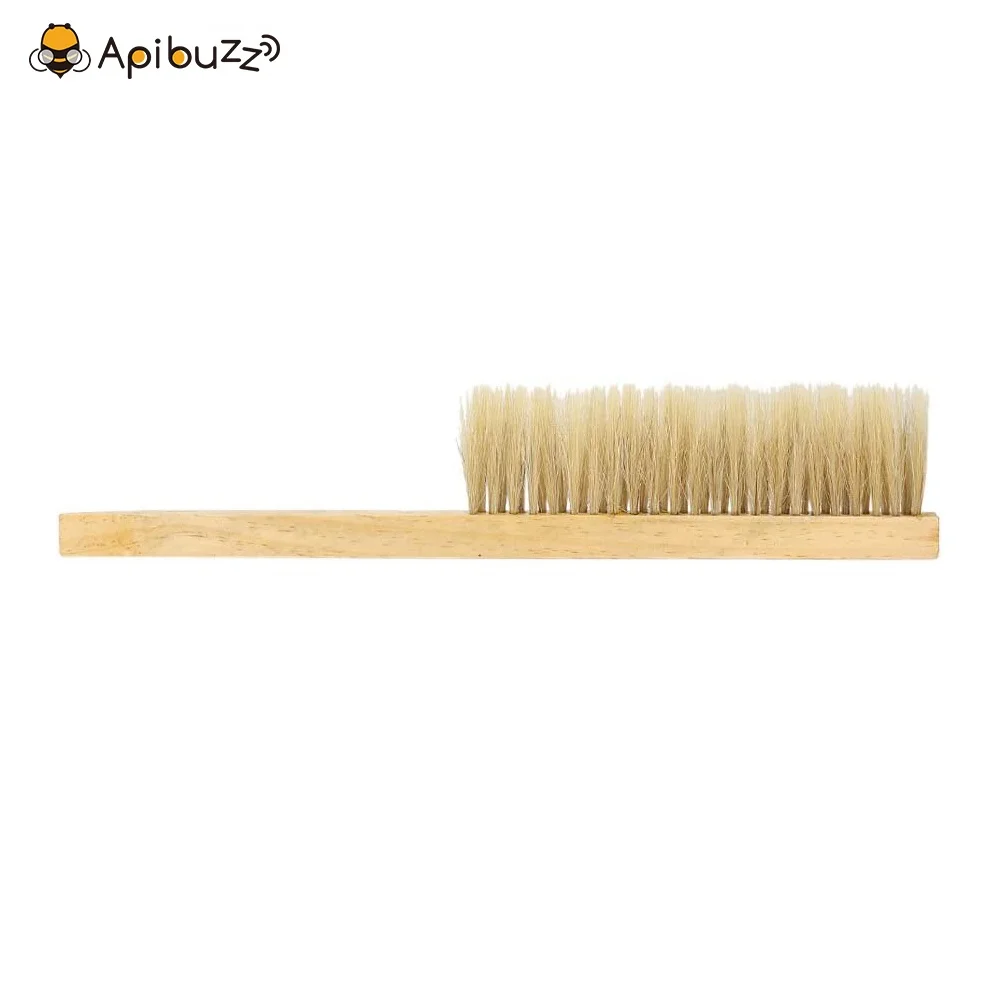 Bristle Bee Brush Wooden Handle Honey Comb Tools Remove Bees Apiculture Beekeeping Equipment Apicultura