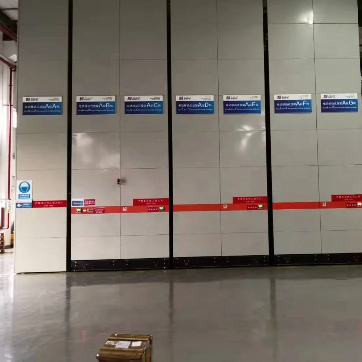 Автоматическая складская электрическая передвижная система для холодного склада