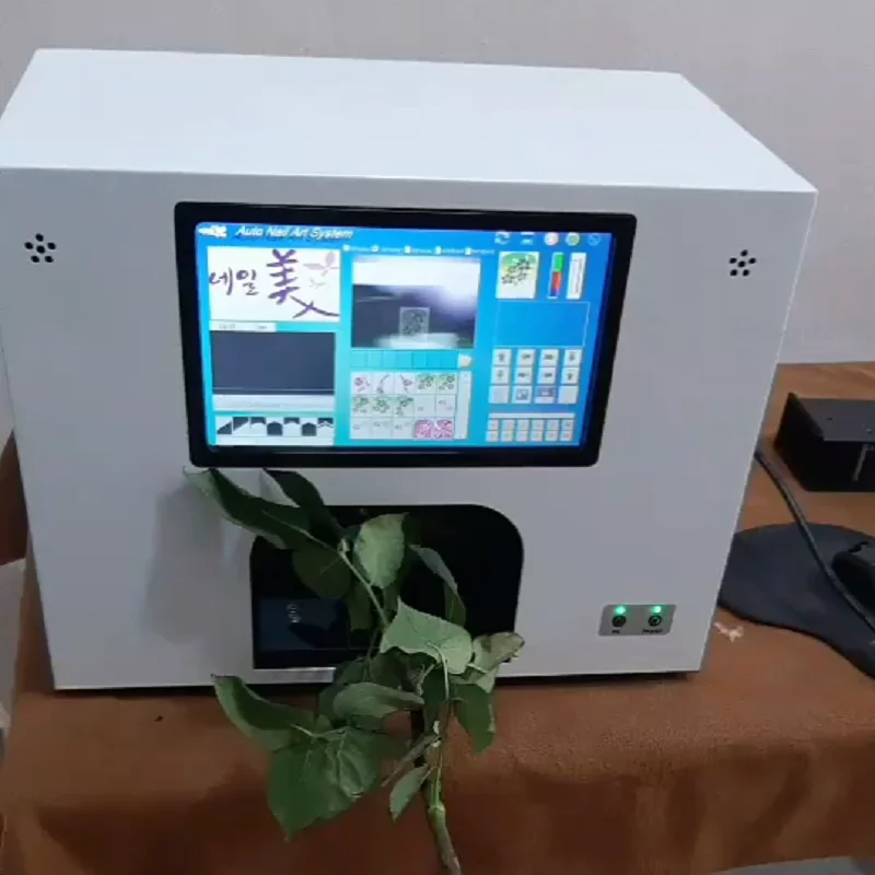Автоматический маникюрный пресс для ногтей машина для полировки 3d цифровая печать на ногтях машина для печати цветов фруктов телефона пальцев принтер для ногтей