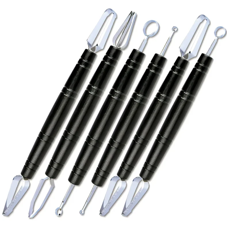 6pcs Set Multifunctional Fruit Food Vegetable Engraving Peeling Knife Kitchen Carving Sculpting Modeling Tools