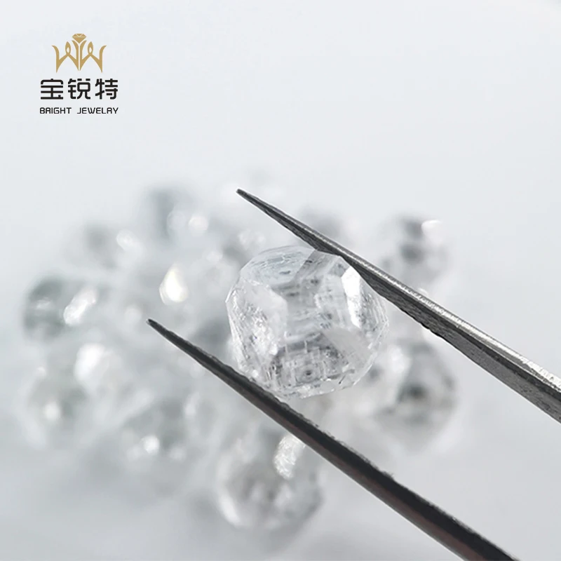 Man Made Synthetic Rough Diamond 1-10CT A+ B+ HPHT Rough Diamond Synthetic Diamond Rough