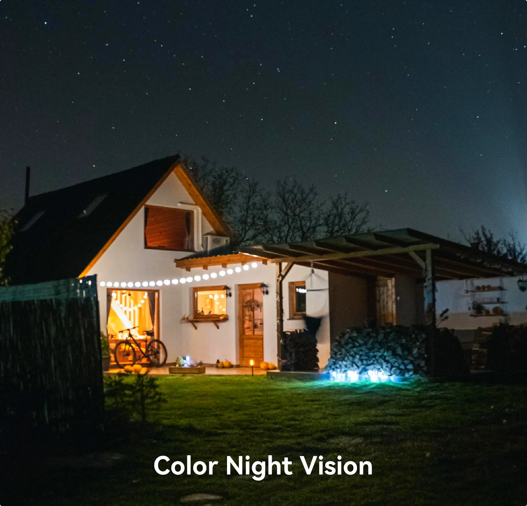 Blurams Solar Panels Outdoor Waterproof Camera Solaire Wifi Color Night Solar Security Camera Kit