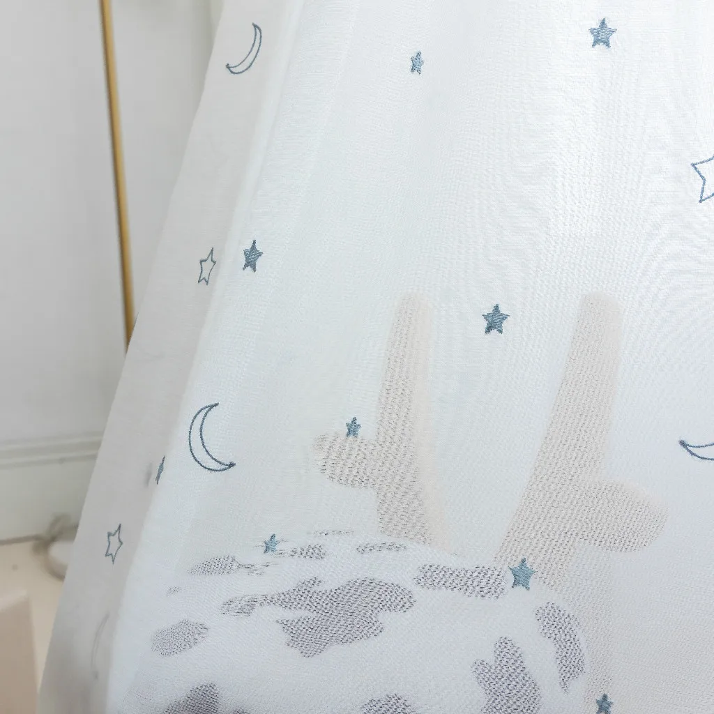 
JBL Modern Window Yarn Curtain Window Tulle Curtains For Living Room Kitchen 